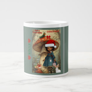 Winter Alice im Wunderland Trinke mich Jumbo-Tasse