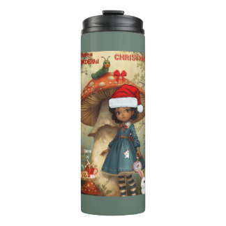 Winter Alice im Wunderland Trinke mich Thermosbecher