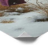 Winter Alice Matt-Wert Poster (Ecke)