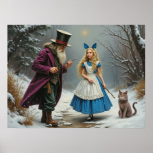 Winter Alice Matte Poster