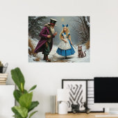 Winter Alice Matte Poster (Heimbüro)