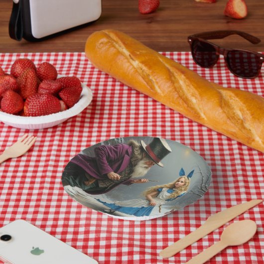 Winter Alice Papierschale Pappteller (Picknick)