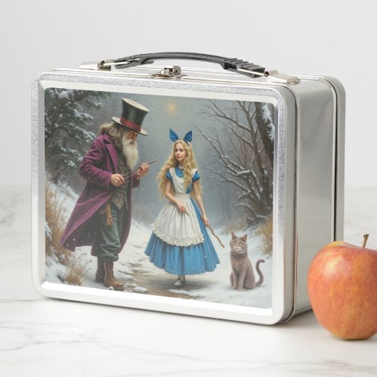Winter Alice rosa Lunchbox (Beispiel)