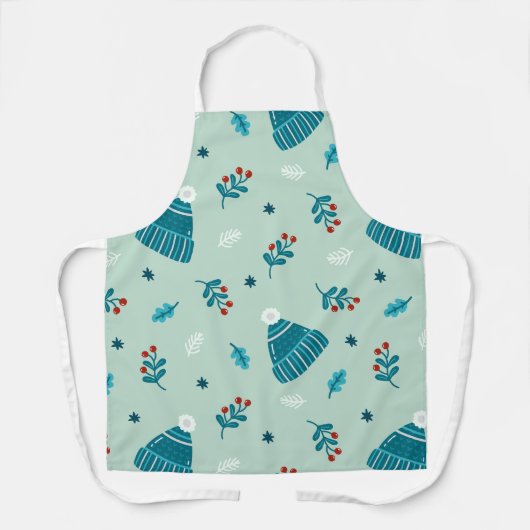 Winter-All-over-Print-Schürze Schürze (Vorderseite)