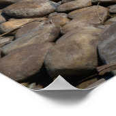 Winter am Fluss Athabasca Poster (Ecke)