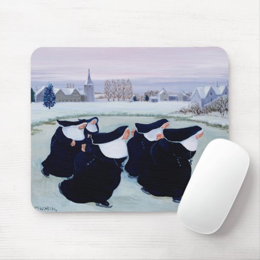 Winter am Kloster Mousepad (Mit Mouse)