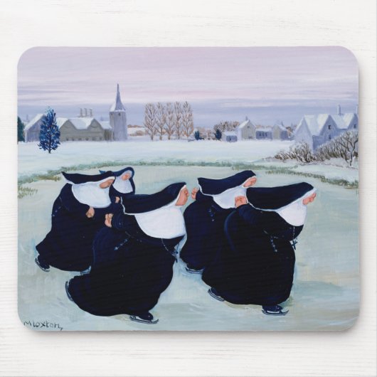 Winter am Kloster Mousepad (Vorne)