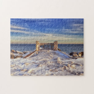 Winter am Lake Superior Duluth Minnesota Puzzle