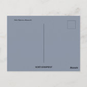 Winter am Lake Superior Minnesota Postkarte (Rückseite)