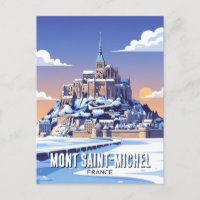 Winter am Mont Saint-Michel