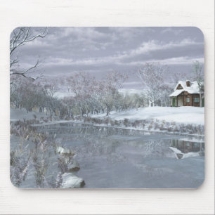 Winter am Mousepad-See Mousepad