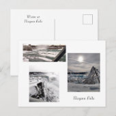 Winter am Niagara-Fällen Postkarte (Vorne/Hinten)