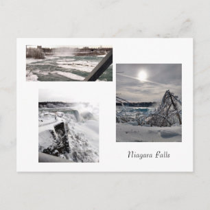 Winter am Niagara-Fällen Postkarte