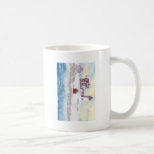 Winter am Nubble Lighthouse in Maine Kaffeetasse