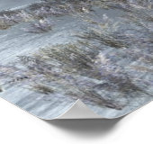 Winter am Poster-See Poster (Ecke)