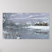 Winter am Poster-See Poster (Vorne)