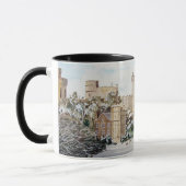 Winter am Schloss Windsor Landschaftsbild Tasse (Links)
