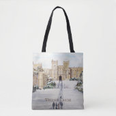 Winter am Schloss Windsor von Farida Greenfield Tasche (Vorderseite)
