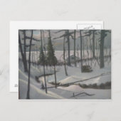 Winter am See Postkarte (Vorne/Hinten)