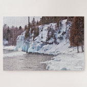 Winter am Ufer des Sees Superior Puzzle (Horizontal)