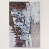 Winter am Ufer des Sees Superior Puzzle (Vertikal)