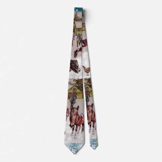 WINTER AM WEST HILLS RANCH KRAWATTE (Vorderseite)