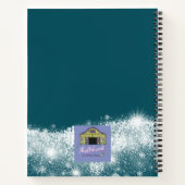 WINTER AM WEST HILLS RANCH Rezepte Notizblock (Rückseite)