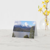 Winter am Whiskeytown See...... Karte (Gelbe Blume)