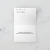 Winter am Whiskeytown See / Weihnachten ...... Kar Karte (Innenseite)