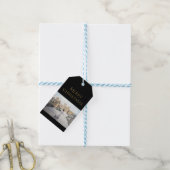 Winter am Windsor Castle Landschaftsbild Geschenkanhänger (Mit Garn)