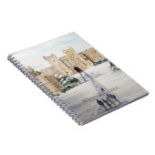 Winter am Windsor Castle Landschaftsbild Notizblock (Rechte Seite)