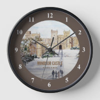 Winter am Windsor Castle Landschaftsbild
