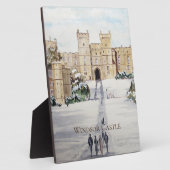 Winter am Windsor Castle von Farida Greenfield Fotoplatte (Seite)