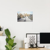 Winter am Windsor Castle von Farida Greenfield Poster (Heimbüro)