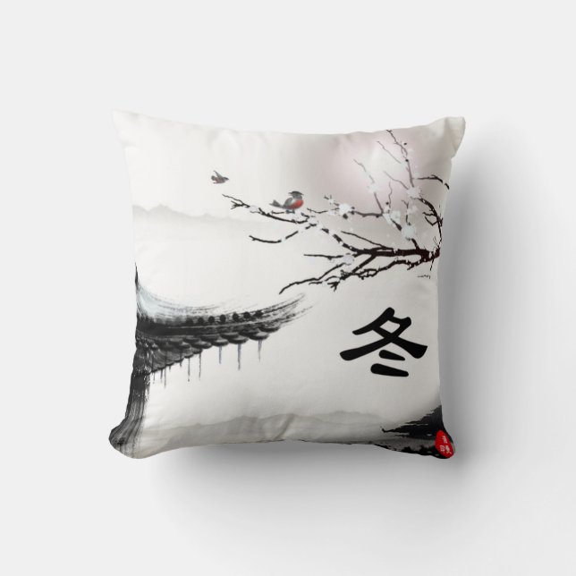 Winter American MoJo Pillow Kissen (Vorderseite)