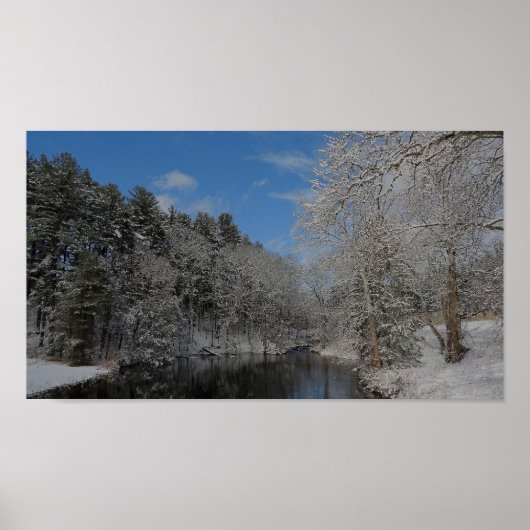 Winter an Vanderbilt Boden Poster (Vorne)