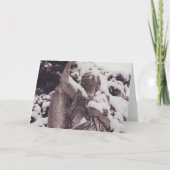 Winter Angel Karte (Vorderseite)