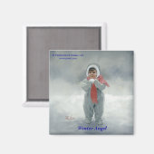 Winter Angel Magnet (Vorderseite/Rückseite)