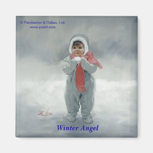 Winter Angel Magnet (Vorne)