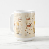 Winter Angel Mug Christmas Village Gift Kaffeetasse (Vorderseite Links)