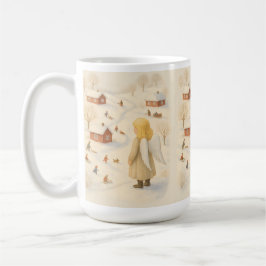 Winter Angel Mug Christmas Village Gift Kaffeetasse