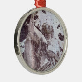 Winter Angel Ornament Aus Metall (Rechts)