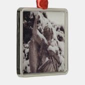 Winter Angel Silbernes Ornament (Rechts)