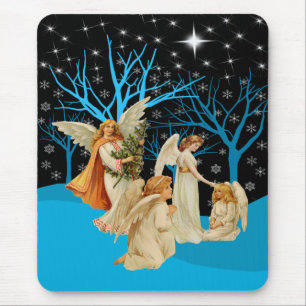 Winter Angels Mouse Pad Mousepad