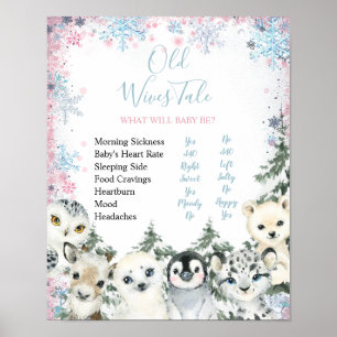 Winter Animal Artics Geneveal Alte Ehefrauen Tales Poster