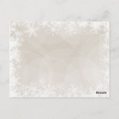 Winter Animal Woodland Books for Baby Card Postkarte (Rückseite)