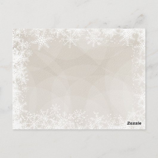 Winter Animal Woodland Books for Baby Card Postkarte (Rückseite)