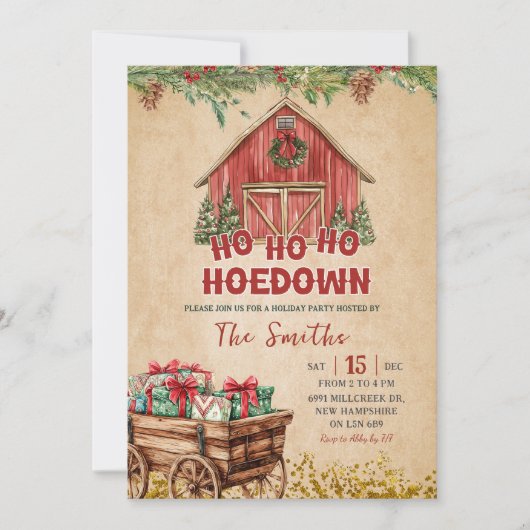 Winter Animals Aurora Bow Coquette Gir Baby Shower Einladung (Vorderseite)