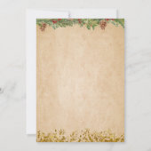 Winter Animals Aurora Bow Coquette Gir Baby Shower Einladung (Rückseite)