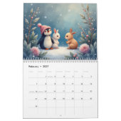 Winter Animals Calendar Kalender (Feb 2027)